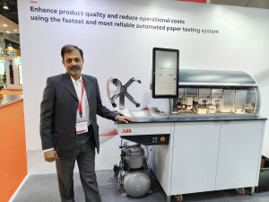 Rubber rolls, paper testing equipment, web control systems at Paperex 2023 3 paperex