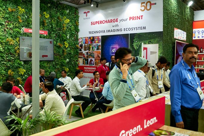 All the stands at Pamex were busy with people keen to do business Photo Nessan Cleary