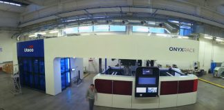 The OnyxRace shown in a time lapse video in the Uteco factory
