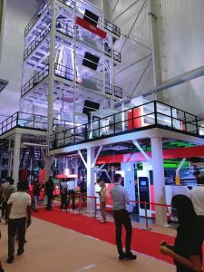 Rajoo Engineers unveils Proex Series blown film extrusion line at Balaji Multiflex 1 Rajoo