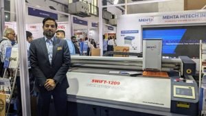 Mehta Hitech's new digital printer at Packvision Expo Pune 1 Mehta