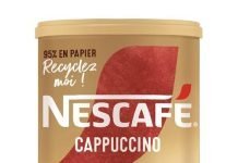 Nescafé Cappuccino packaging