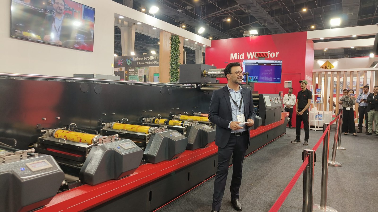 Multitec hits a ton at Labelexpo India with S2 flexo presses