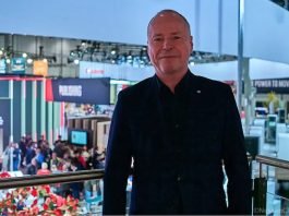 Peter Wolff, chief marketing officer for Canon Production Printing at drupa24 Photo Nessan Cleary