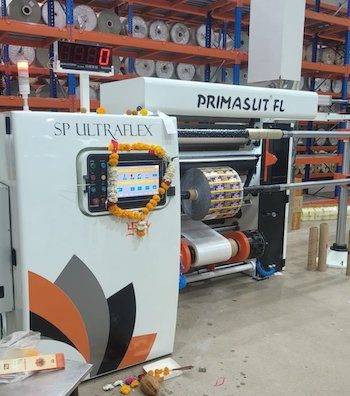 Installing a Primaslit-FL and Trim Winder TW-DSR trial at UV Biz Indore 1 The SP Ultraflex Primaslit at UV BIZ in Indore Photo SP Ultraflex