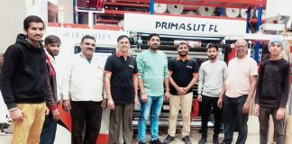 Installing a Primaslit-FL and Trim Winder TW-DSR trial at UV Biz Indore