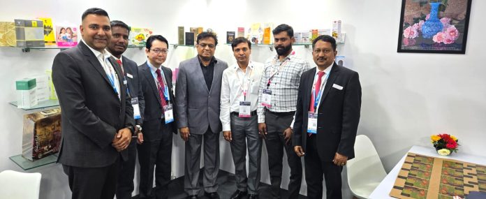 The Komori India team at Printpack