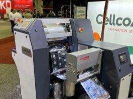 This Cellcoat/Vetaphone combination was exhibited at Labelexpo Americas in Chicago in 2024