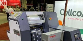 This Cellcoat/Vetaphone combination was exhibited at Labelexpo Americas in Chicago in 2024
