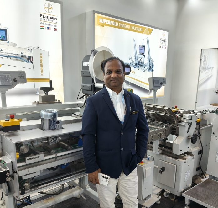 Pratham Technolgies showcases three machines at PrintPack 2025