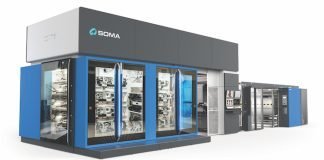 The new Soma Optima2 CI flexo press Photo SOMA