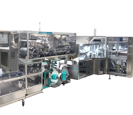 Theegarten-Pactec is expanding its portfolio with the new and innovative BHS high-performance machine for bouillon cubes. With an output of 3,000 packaged products per minute, it has set a new speed record, while also setting new standards regarding economy, packaging quality and hygienic design.