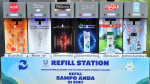 In Indonesia, Unilever piloted a refill machine in 2020, selling home and personal care brands in a packaging-free store in Jakarta
