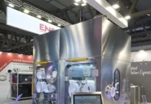 Steriline machinery at the stand.