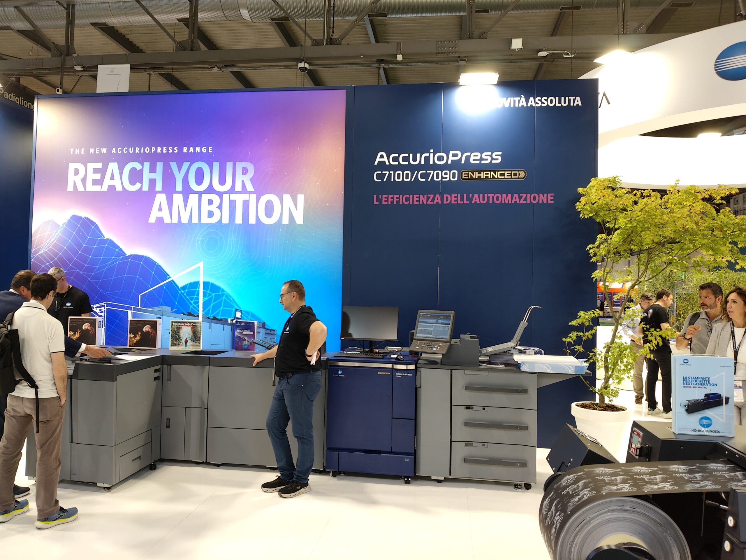 Konica Minolta’s digital solutions at Print4All in Milan 1 Konica Minolta