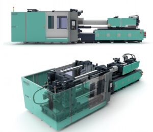 Woojin Plaimm’s injection molding machine for eco-friendly CXP materials 1 The Woojin Plaimm DL–G5 injection molding machine developed for using CXP materials Photo Woojin Plaimm