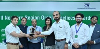 Holostik has been recognized as the Energy Champion in the manufacturing category at the 4th CII Northern Region Green Practices Awards