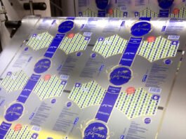 Flexographic label printing Photo PSA