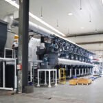 Gravure update and the slow appeal of sustainability The rotogravure press assembly hall at the Pelican factory in Rajkot Photo PSA