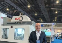 Boix’ Q-1530 corrugated box forming machine at IndiaCorr Expo Boix