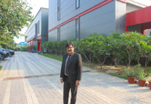 Founder and owner Kuldip Goel at the new Any Graphics building in Greater Noida Photo PSA