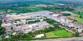 The Toppan Speciality Films plant.