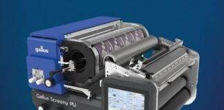 New Screeny rotary screen unit from Gallus Screeny