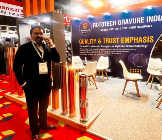 Mukesh Kumar, senior marketing manager at Rototech Gravure India