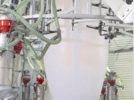 Blown film line at Rajoo Engineers R&D facility in Rajkot Photo PSA