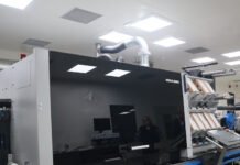 Monarch Graphics’ ambitious third 5-year plan begins with a Gallus One digital press The Gallus One hybrid digital label press at the new Monarch Graphics plant in Noida Photo PSA