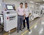 Integrity Packaging installs India’s first Bobst Novafold with AccuBraille feature Vaibhav and Vishal Kothari of Integrity Packaging with Bobst Novafold folder gluer