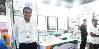 Akshay Kaushal, executive director – sales at Provin Technos at the Katsura India stand at Pamex