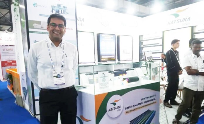 Akshay Kaushal, executive director – sales at Provin Technos at the Katsura India stand at Pamex