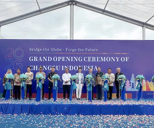 The opening ceremony of the PT Chnagsu in the Suryacipta Industrial Park, West Java, in Indonesia took place with great enthusiasm and was attended by more than 200 guests of honor from abroad Photo Changsu PT