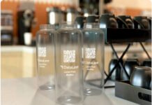 DataLase has introduced a white coating that can be sprayed onto plastic bottles on high–speed lines and then finely imaged using various lasers producing a high opacity white image on a clear background Image Data Lase