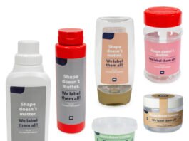 Multivac's L 320 series of label applicators can flexibly work for cylindrical, conical and other shapes of containers Image Multivac