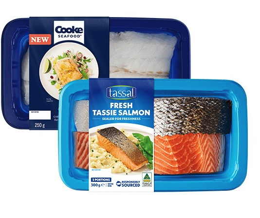 Linerless labels using intermittent glue technology. Image screenshot Labelmakers Group