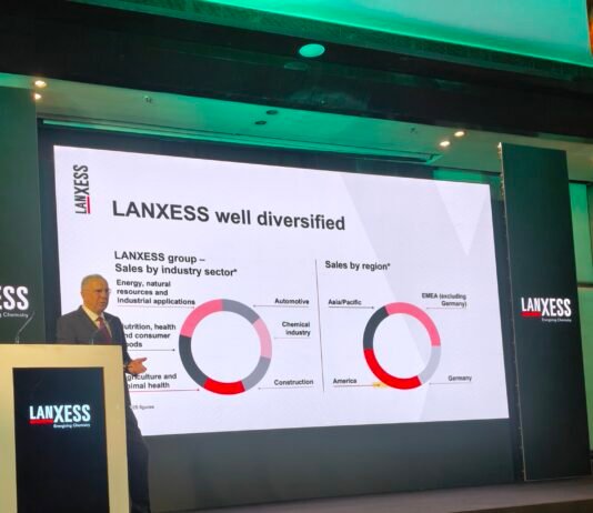 Lanxess board member Hubert Fink in Mumbai image: PSA