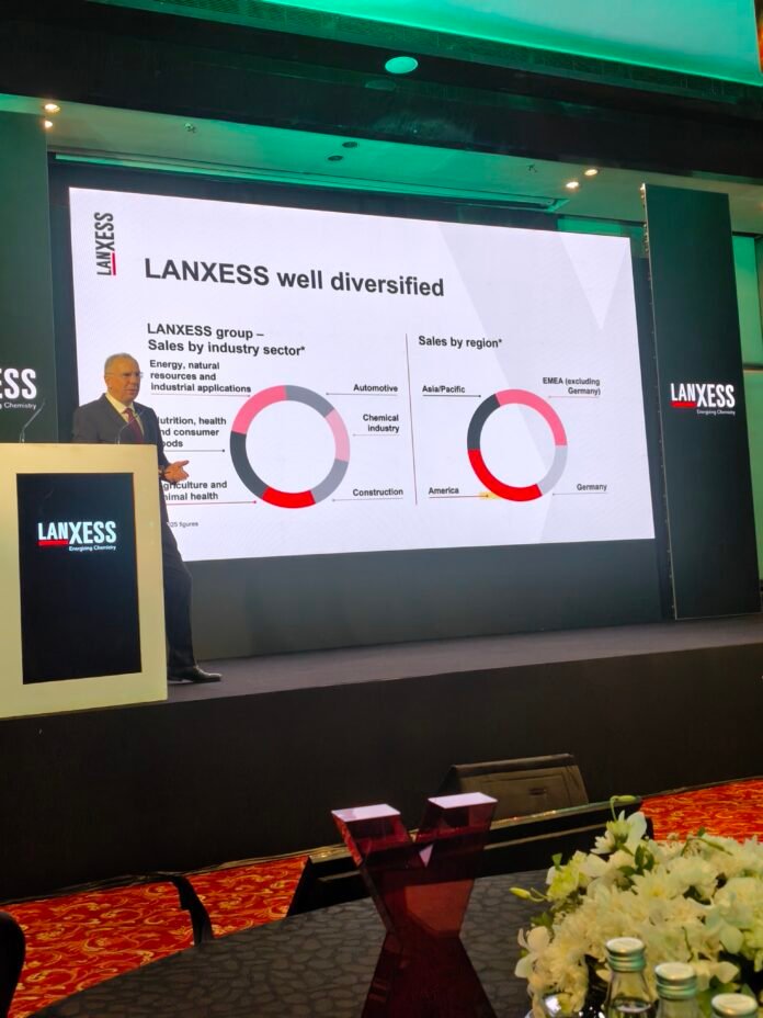 Lanxess board member Hubert Fink in Mumbai image: PSA