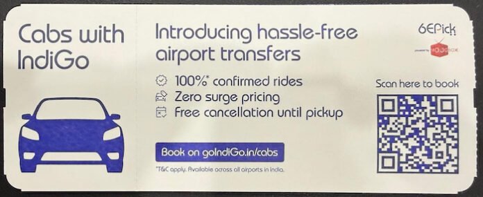 boarding pass for self–service thermal printing machine