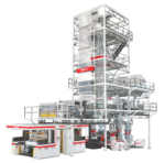 The Rajoo Engineers Pentafoil blown film line" Photo Rajoo Engineers