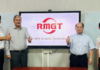 L – R Toshiyuki Ishibashi (India Incharge) assistant manager International Sales and India incharge, RMGT, Takafumi Tanimoto, Divisional deputy general manager, Sales and Service, and member of the board RMGT, Vinay Kaushal, director, Provin, and Akshay Kaushal, executive director Sales, Provin Photo Provin