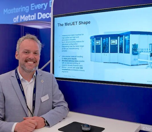 Damian Pollock, who leads the product management team for Koenig & Bauer Metalprint Photo Nessan Cleary