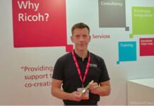 Jason Remnant, Strategic Business Development manager for Ricoh Europe at Interpack Photo Nessan Cleary