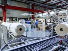 Inside Toppan's plant. The flexible packaging industry has made substantial progress in recent years in developing recyclable  laminate platforms, particularly through innovations in BOPP-based mono-material structures and downgauged  specialty films.