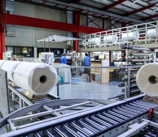Inside Toppan's plant. The flexible packaging industry has made substantial progress in recent years in developing recyclable  laminate platforms, particularly through innovations in BOPP-based mono-material structures and downgauged  specialty films.