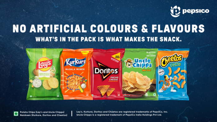 PepsiCo's 'no artificial flavors or colors' label in India