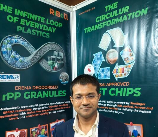 Ankit Jain, director, RiBotl at the ElitePlus blow moulding conference photo: PSA