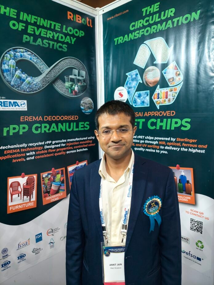 oplus_2097184 Ankit Jain, director, RiBotl at the ElitePlus blow moulding conference photo: PSA