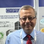 Cypet’s PET processing innovations at Elite Plus Constantinos Sideris, director of Cypet Technologies at ElitePlus summit photo: PSA